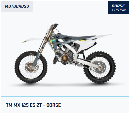 TM MX 125 ES CARB 2T – CORSE